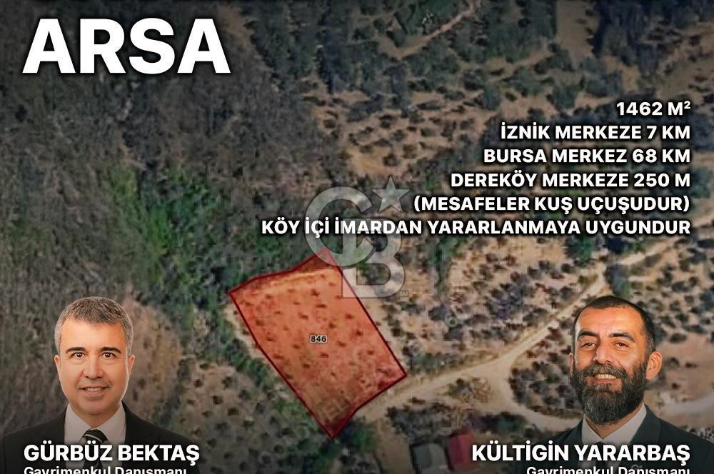 İznik Köyiçi İmarlı 1.462 m2 Yatırım İçin Fırsat Satılık Arsa