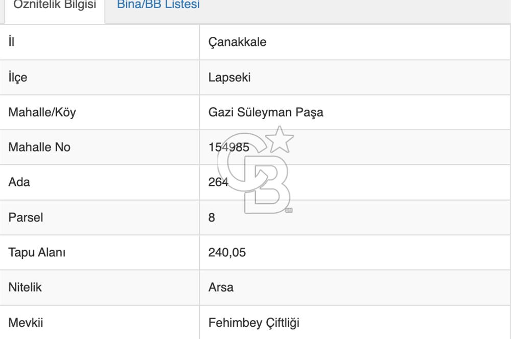 LAPSEKİ’DE BOĞAZ VE KÖPRÜ MANZARALI İMARLI ARSA