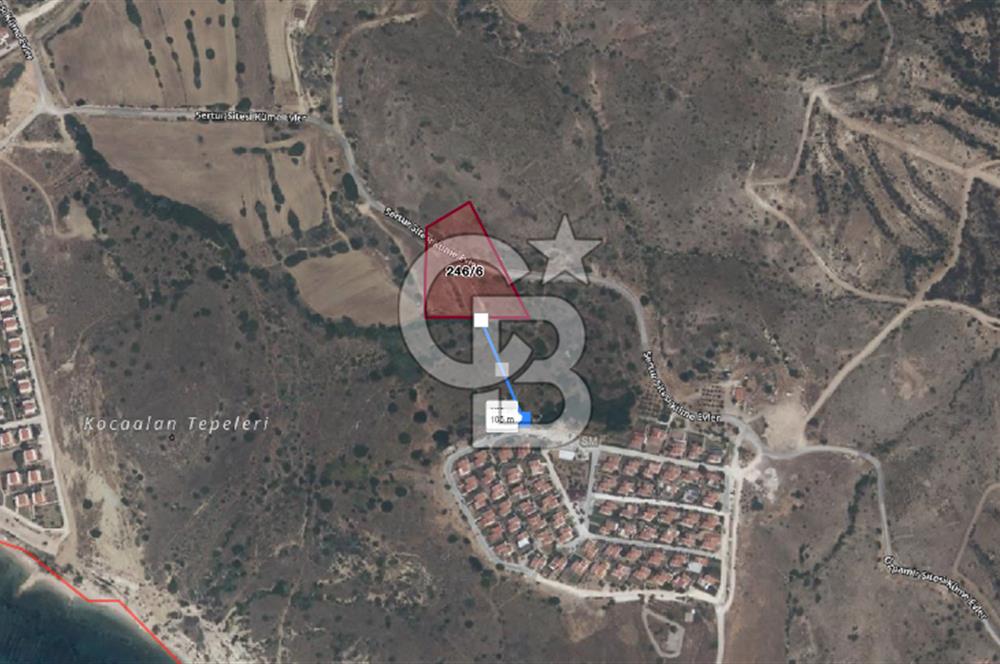 ÇEŞME OVACIKTA İMARA 150 METRE MESAFEDE 251 M2 FIRSAT ARAZİLER