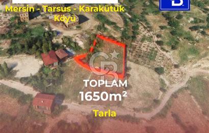Mersin'in Tarsus Karakutuk Köyünde Satılık Tarla