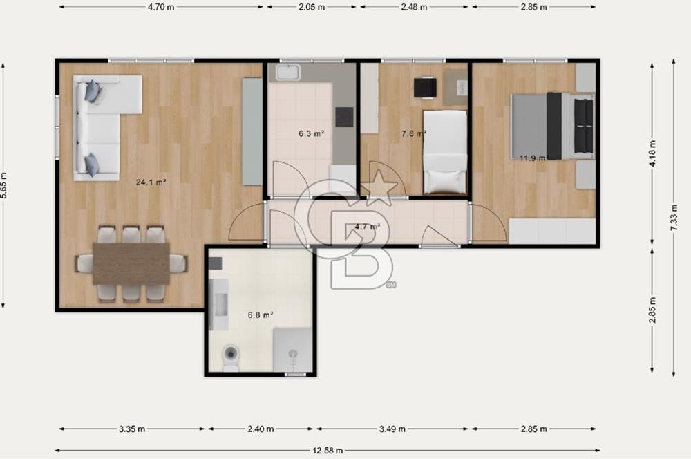 Maltepe Fındıklı Mahallesi'nde, Merkezi Konumda 2+1 Daire