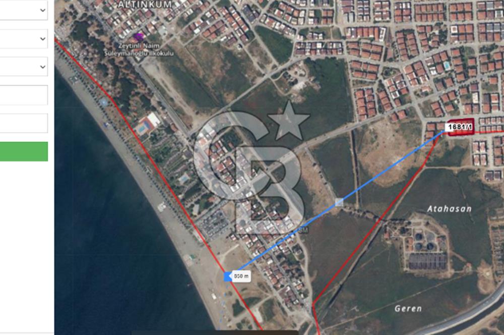 ALTINKUM DA DENİZE 850 M 2+1 SATILIK DAİRE