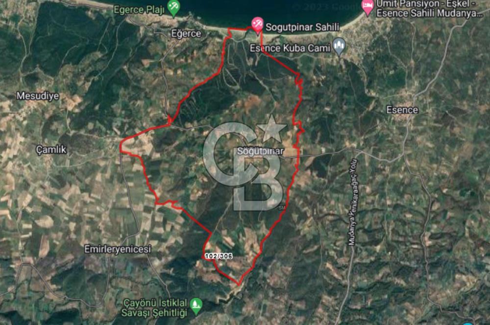 MUDANYA SÖĞÜTPINAR DA İMARA YAKIN SATILIK TARLA