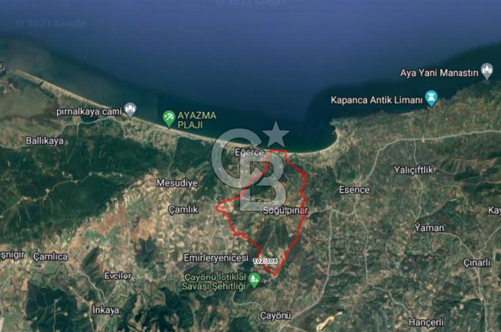 MUDANYA SÖĞÜTPINAR DA İMARA YAKIN SATILIK TARLA