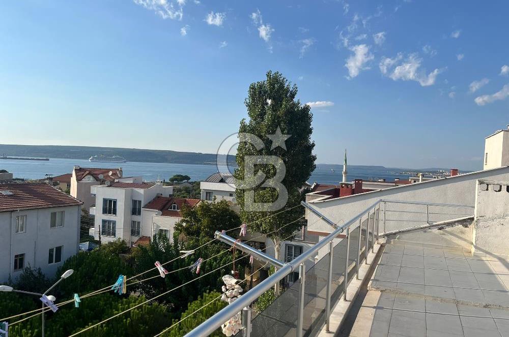 ÇANAKKALE KEPEZ'DE DENİZ MANZARALI 2+1 DUBLEKS DAİRE
