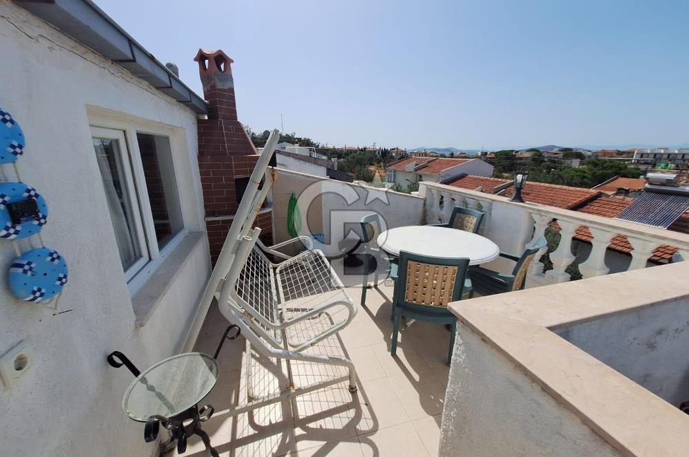 Ayvalık Sahilkent'te Denize Yakın 2+1 Eşyalı Kiralık Villa