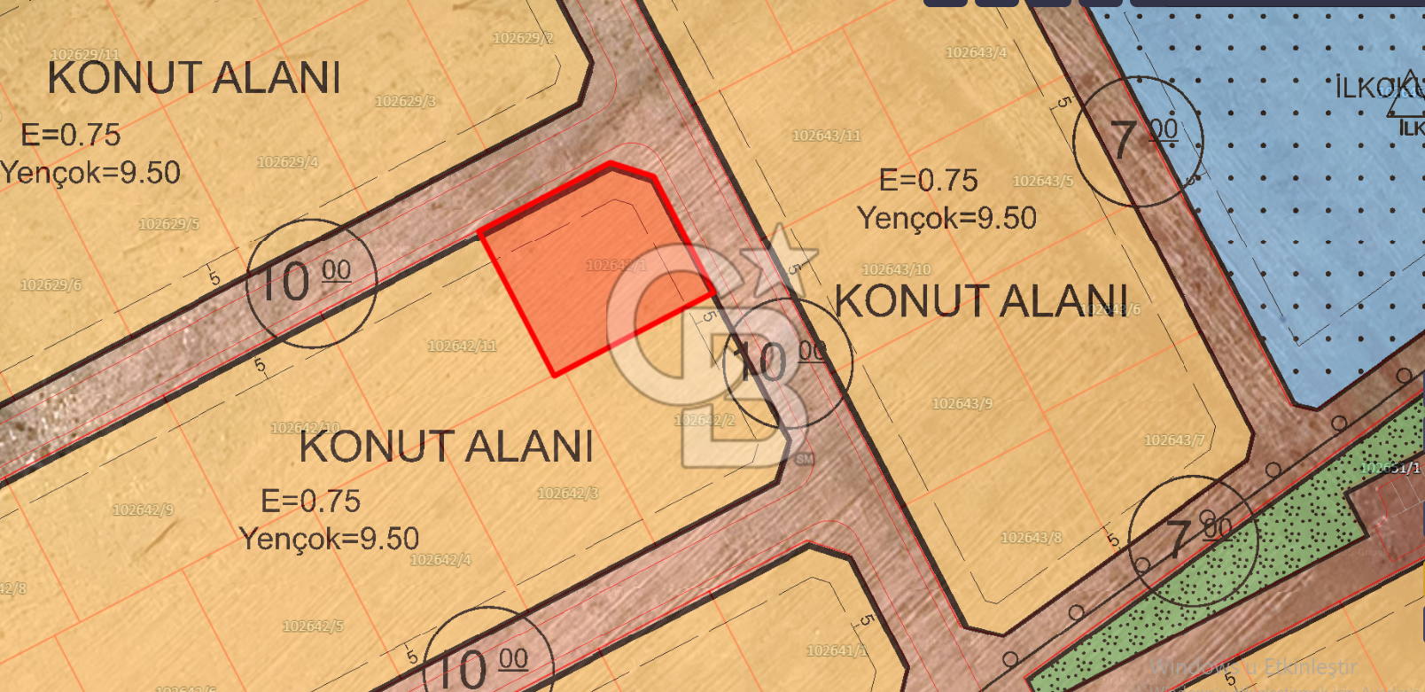 TEMELLİ GAZİ MAHALLESİN'DE MÜSTAKİL TAPULU KONUT İMARLI ARSA