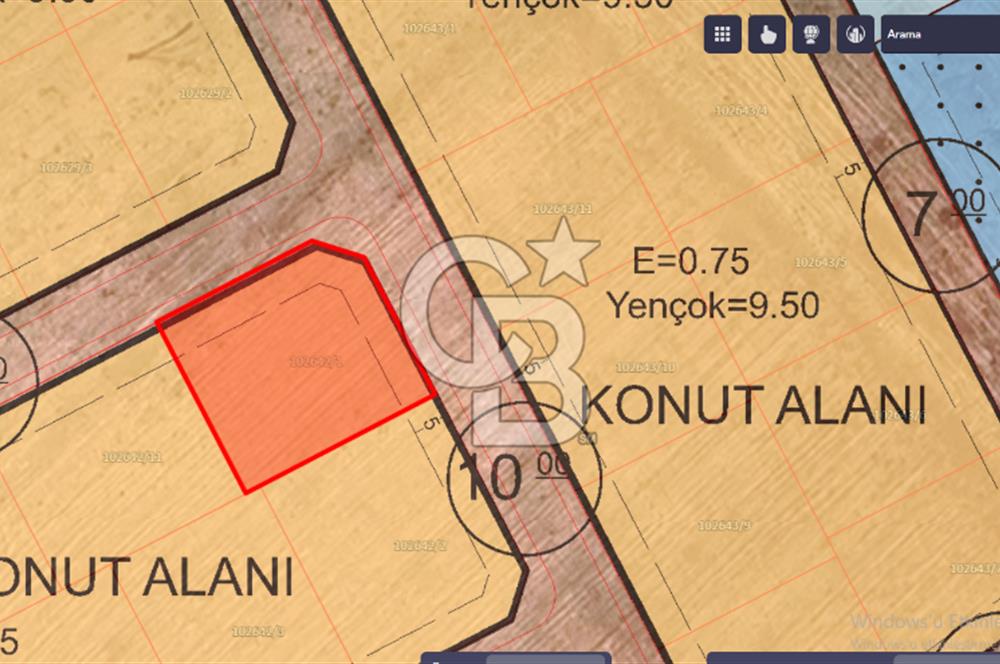 TEMELLİ GAZİ MAHALLESİN'DE MÜSTAKİL TAPULU KONUT İMARLI ARSA