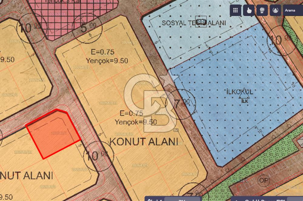 TEMELLİ GAZİ MAHALLESİN'DE MÜSTAKİL TAPULU KONUT İMARLI ARSA
