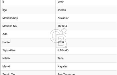 İzmir Torbalıda Satılık Arsa