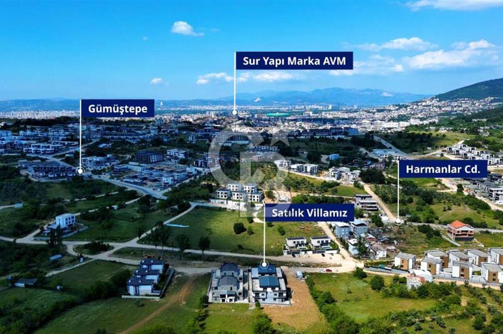 CB BLACK GÜMÜŞTEPE SATILIK 350M2 NET 6+2 VİLLA