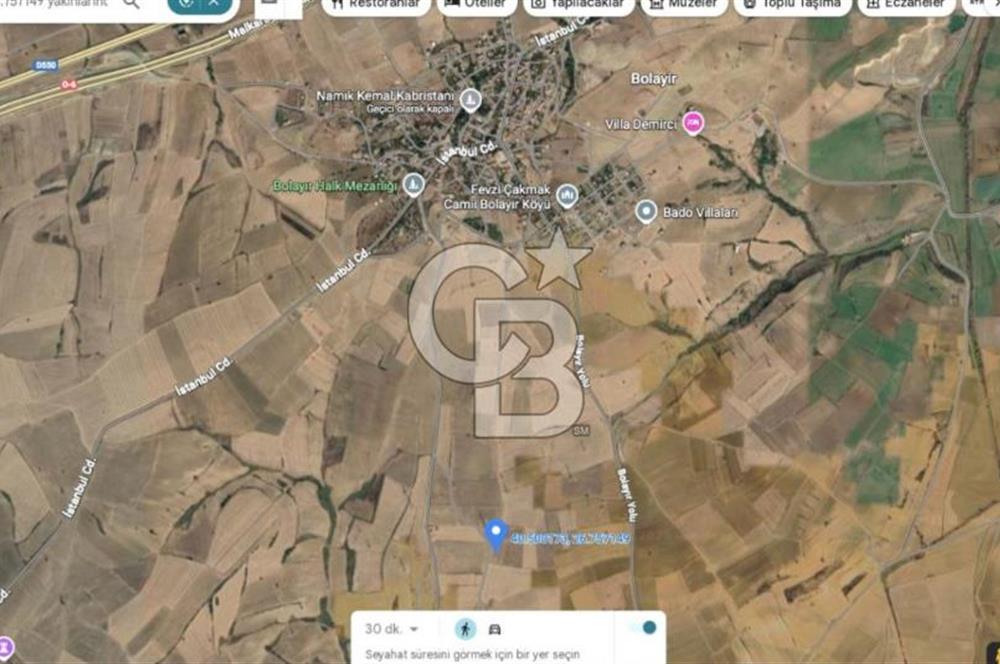 Gelibolu Bolayır'da İmarlı ve Müstakil Satılık Arsa