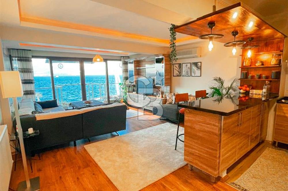 Güzelyalı Deniz Manzaralı Full Tadilatlı 3+1 Çatı Katı Daire