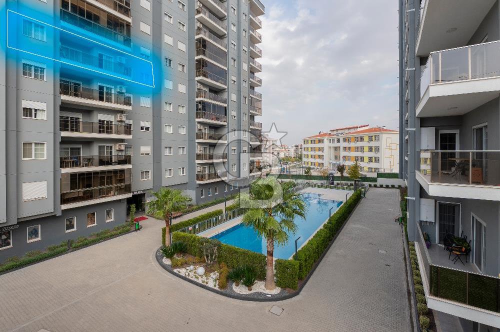 Gültekin Best Sitesi Satılık Kapalı Mutfak Havuz Cephe 2+1 Daire