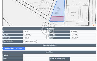 ÇANKAYA BEYTEPE ALACATLI FIRSAT!! 12.605m² ÇOK DEĞERLİ ARSA
