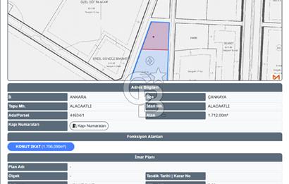 ÇANKAYA BEYTEPE ALACATLI FIRSAT!! 12.605m² ÇOK DEĞERLİ ARSA