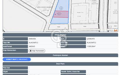 ÇANKAYA BEYTEPE ALACATLI FIRSAT!! 12.605m² ÇOK DEĞERLİ ARSA