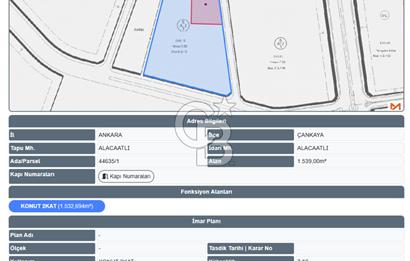 ÇANKAYA BEYTEPE ALACATLI FIRSAT!! 12.605m² ÇOK DEĞERLİ ARSA