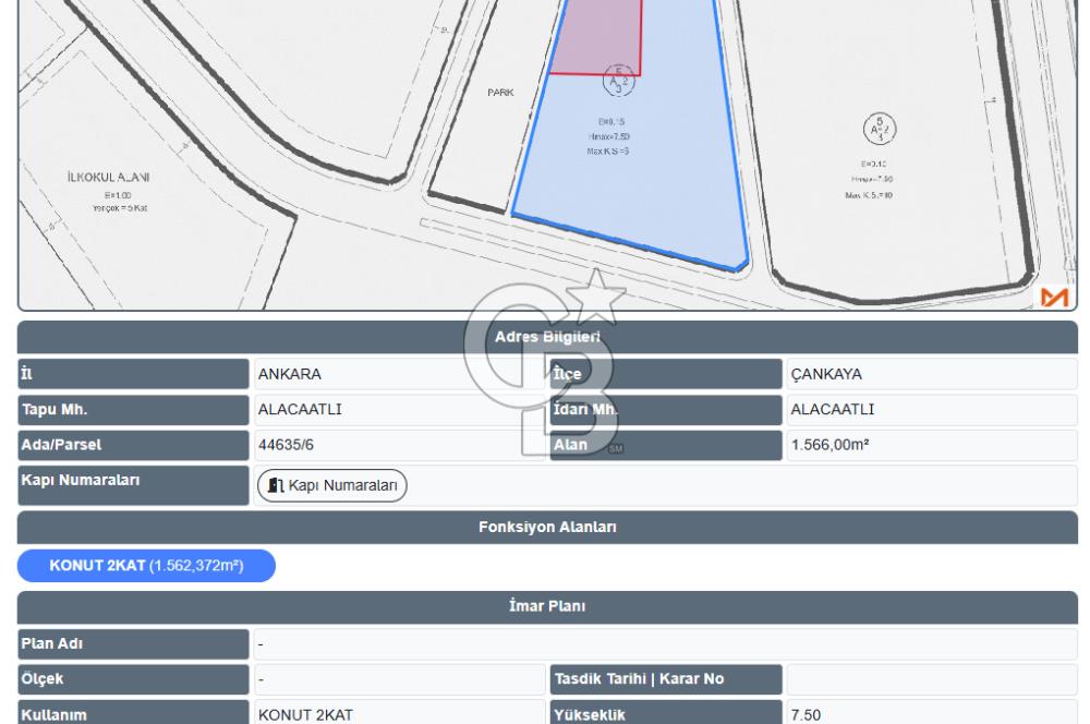 ÇANKAYA BEYTEPE ALACATLI FIRSAT!! 12.605m² ÇOK DEĞERLİ ARSA