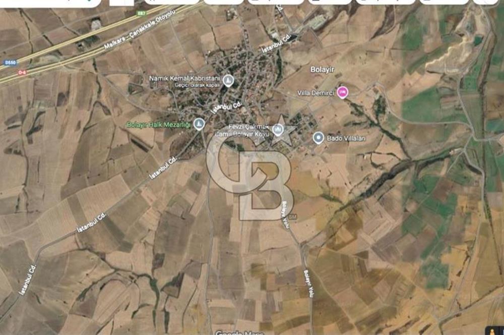 Gelibolu Bolayır'da İmarlı ve Müstakil Satılık Arsa