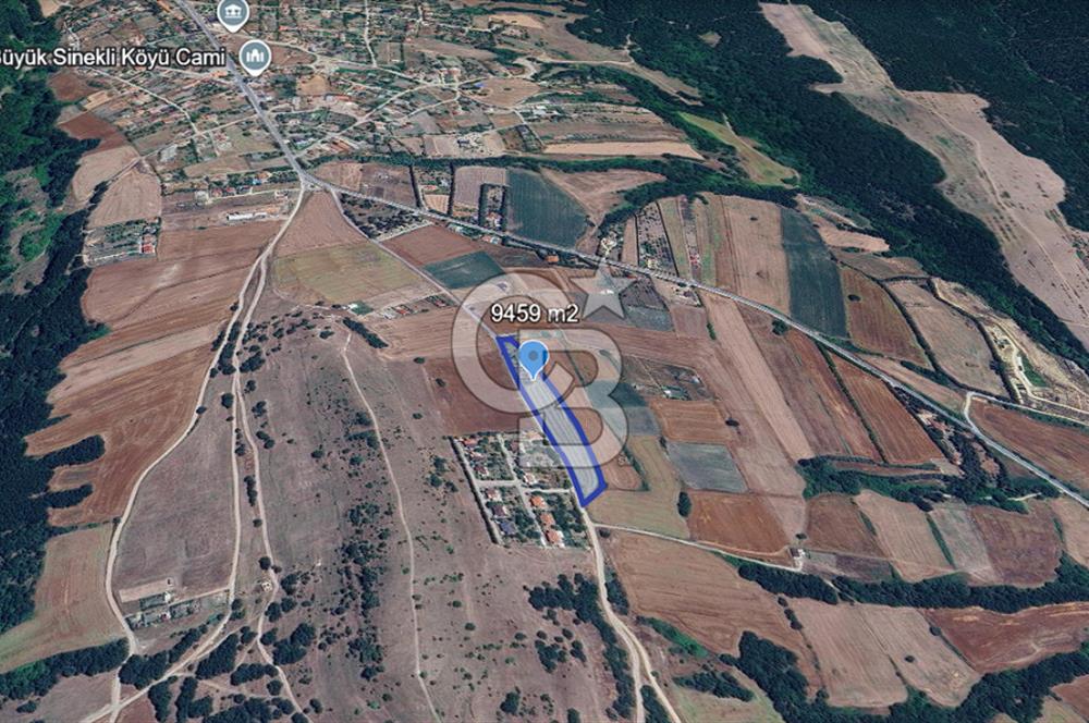 BÜYÜK SİNEKLİDE 9.459 m² YOLA CEPHELİ SATILIK ARSA
