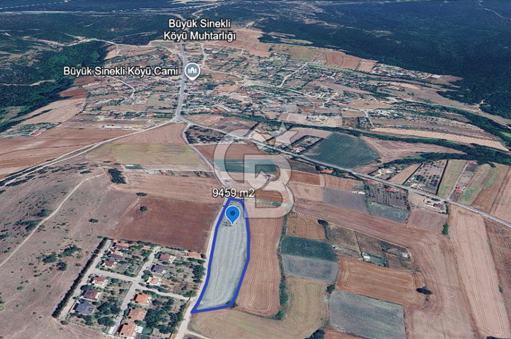 BÜYÜK SİNEKLİDE 9.459 m² YOLA CEPHELİ SATILIK ARSA