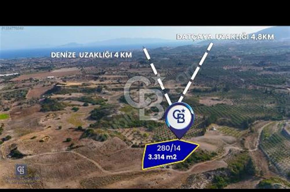 Kızlan'da 3314 m2 bakımlı tarla ve 24 m2 depo alanı