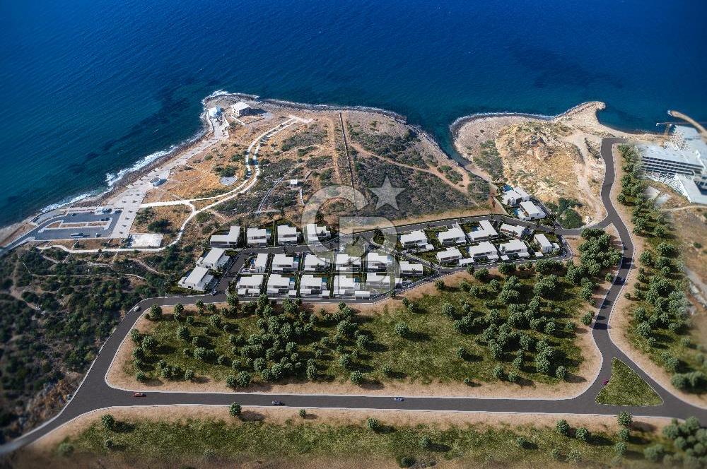 KKTC Girne Çatalköy Bölgesinde Türk Koçanlı Denize Sıfır Lüks 4+1 Villalar