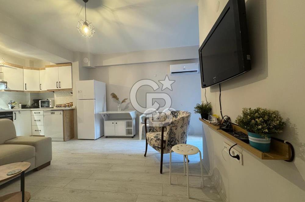 BOSTANLI'DA, YENİ BİNADA, ARA KAT, YENİ EŞYALI KİRALIK 2+1 DAİRE