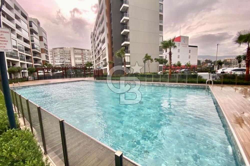 ÇİĞLİ ATAŞEHİR MODERN 3; KİRALIK BAHÇE KATI, BÜYÜK TİP 2+1 DAİRE