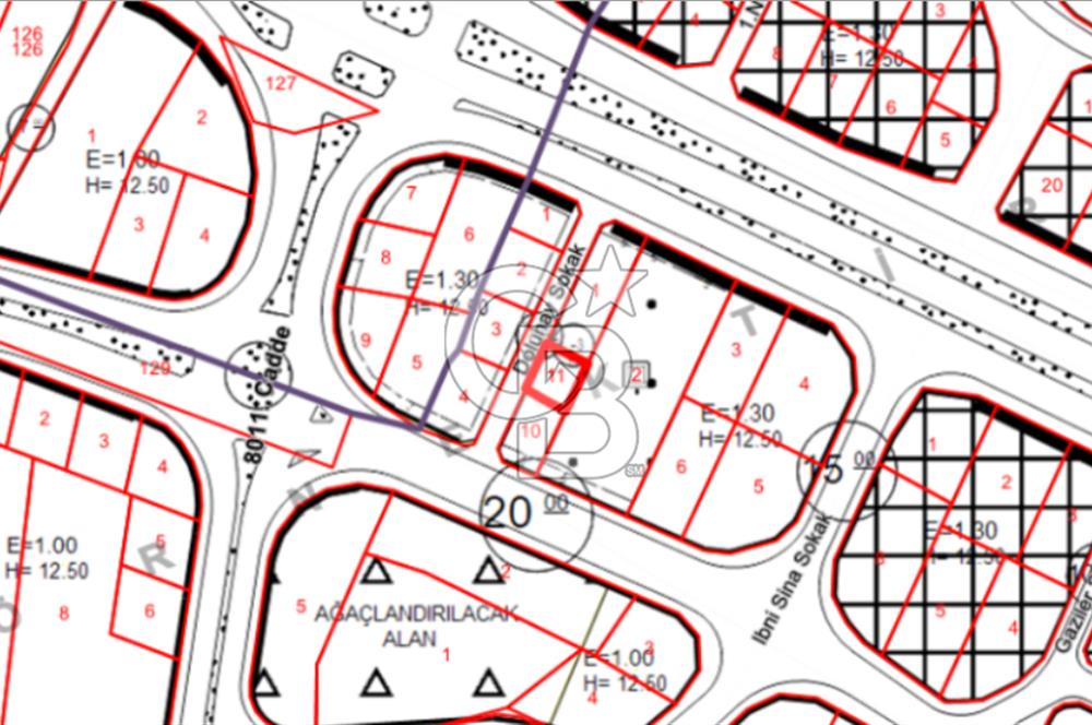 Dikbıyık'ta ana yola 2. parsel satılık arsa