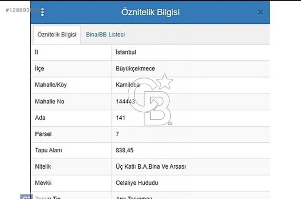 BÜYÜKÇEKMECE DE E-5 CEPHELİ SATILIK KOMPLE BİNA