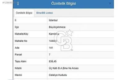 BÜYÜKÇEKMECE DE E-5 CEPHELİ SATILIK KOMPLE BİNA
