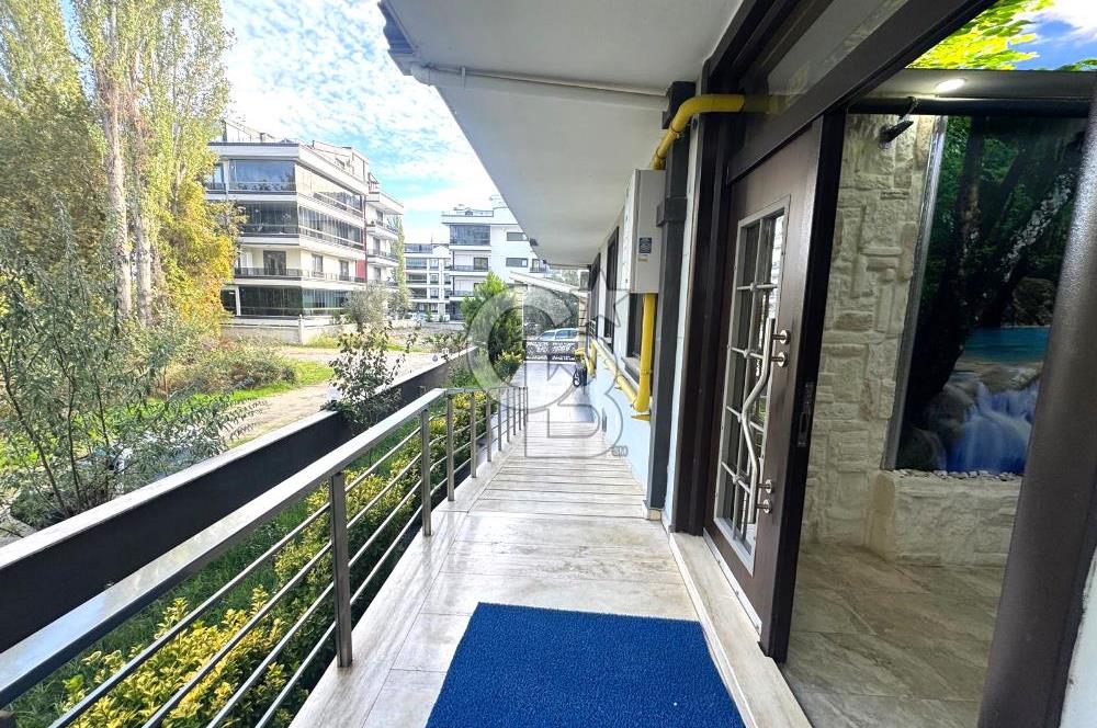 AKÇAY İKİZÇAY'DA,MUHTEŞEM KONUMDA CAM BALKONLU,ÖN CEPHE,LÜKS 1+1