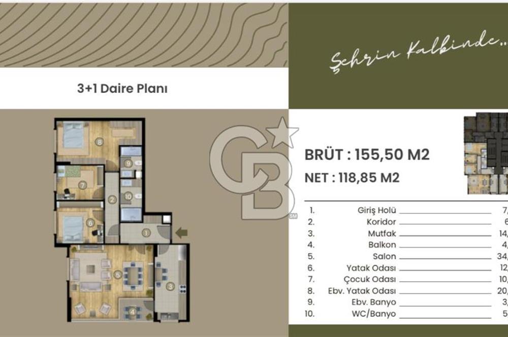 Kaynarca Dekor Portre Projesinde 2+1 Satılık Daire