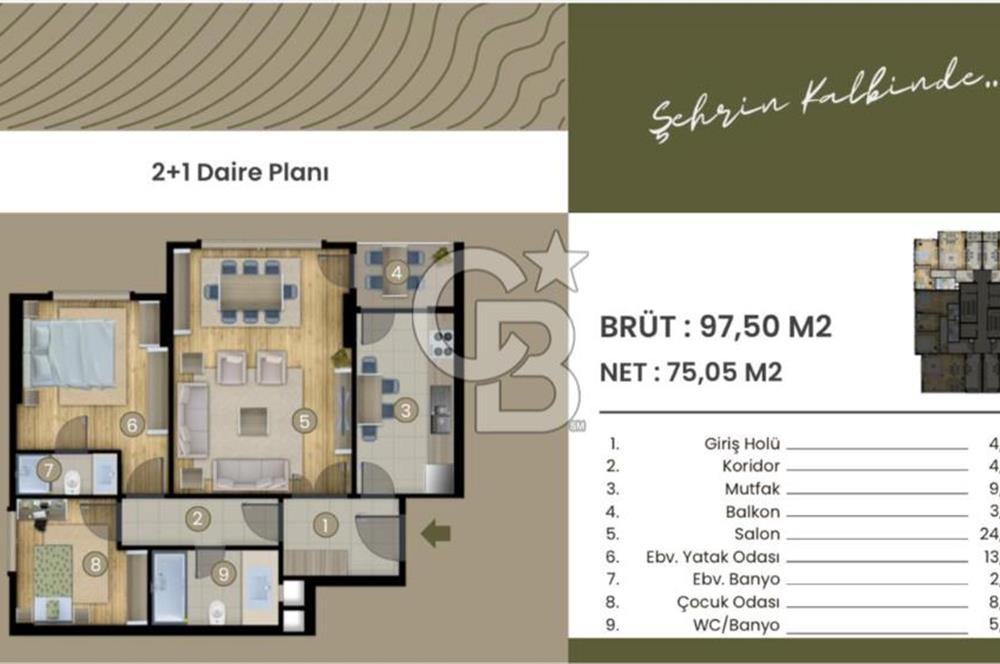 Kaynarca Dekor Portre Projesinde 2+1 Satılık Daire