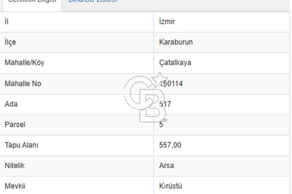 Karaburun Mordoğan Kamukent’te Köşe Konumda Deniz Manzaralı Villa Arsası