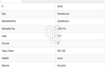 Karaburun Mordoğan Kamukent’te Köşe Konumda Deniz Manzaralı Villa Arsası