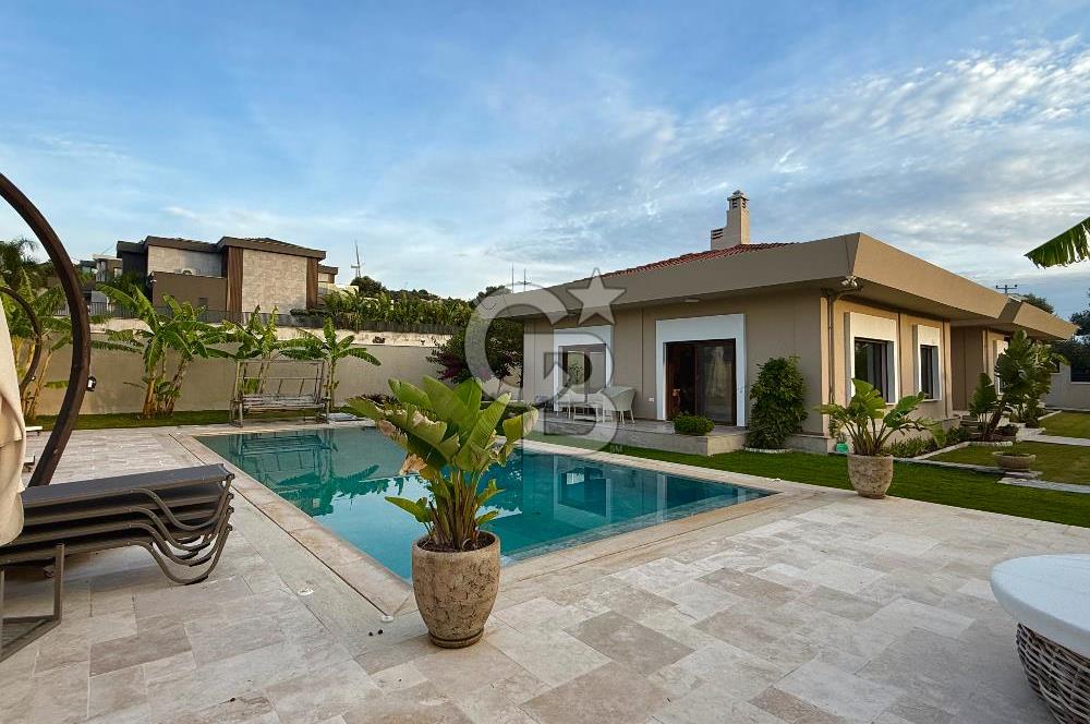 ÇEŞME MUSALLA DA LÜKS MÜSTAKİL HAVUZLU SATILIK VİLLA