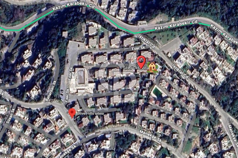 Bodrum Koyunbaba'da Kiralık Site İçi EşyalıDeniz Manzaralı Daire