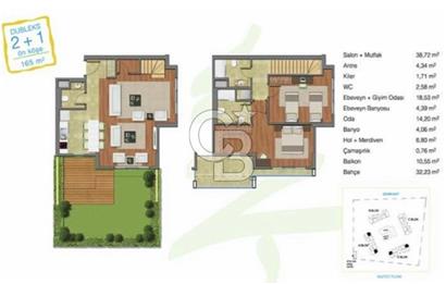 EVRE GEDİZLER SİTESİ HAVUZ MANZARALI 165m2 2+1 KÖŞE BAHÇE DUBLEKS DAİRE FIRSATI