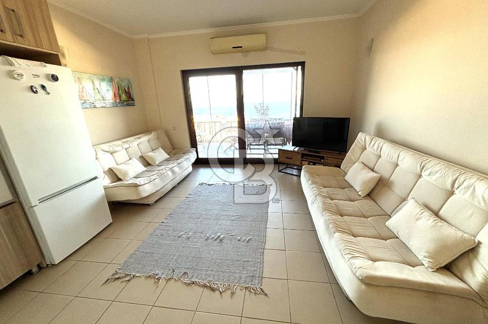 Bodrum Koyunbaba'da Kiralık Site İçi EşyalıDeniz Manzaralı Daire