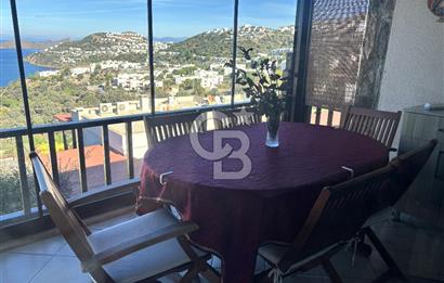 Bodrum Koyunbaba'da Kiralık Site İçi EşyalıDeniz Manzaralı Daire