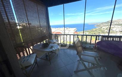 Bodrum Koyunbaba'da Kiralık Site İçi EşyalıDeniz Manzaralı Daire