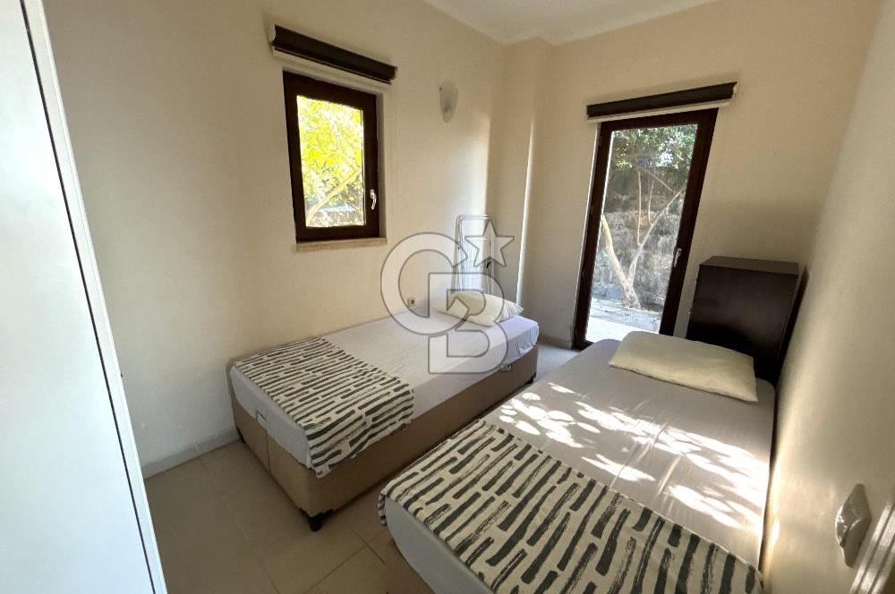 Bodrum Koyunbaba'da Kiralık Site İçi EşyalıDeniz Manzaralı Daire