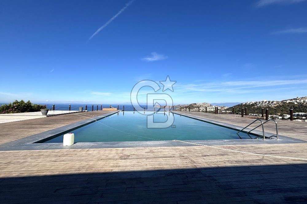 Bodrum Koyunbaba'da Kiralık Site İçi EşyalıDeniz Manzaralı Daire