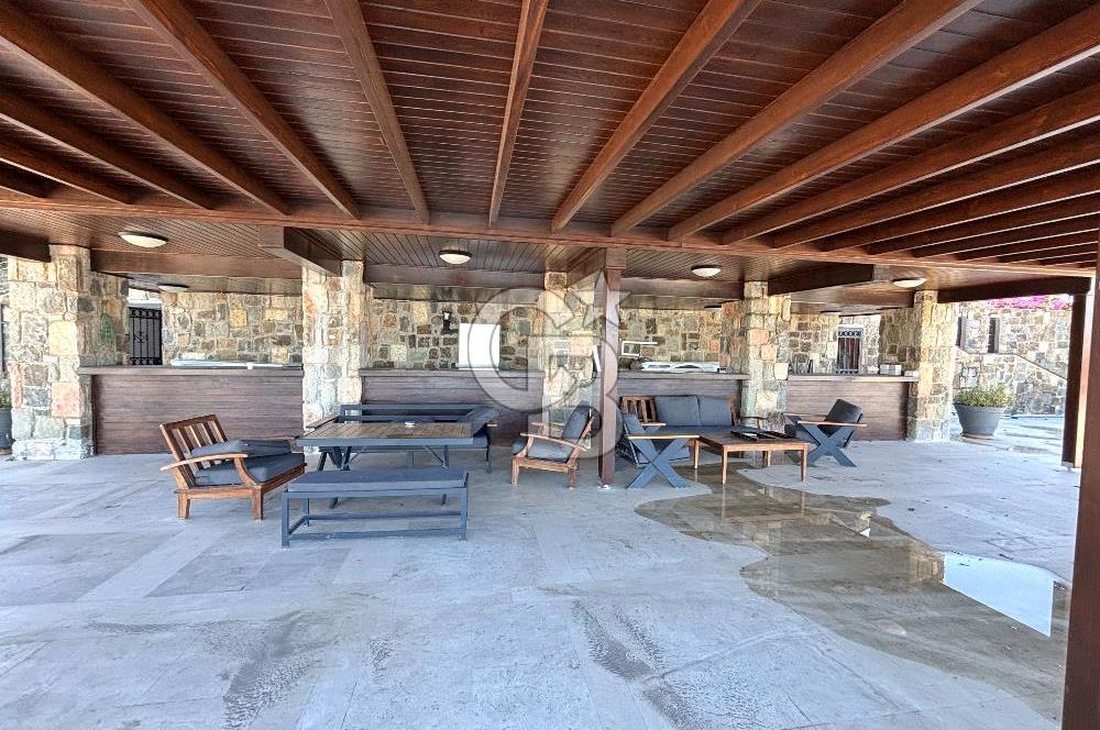 Bodrum Koyunbaba'da Kiralık Site İçi EşyalıDeniz Manzaralı Daire