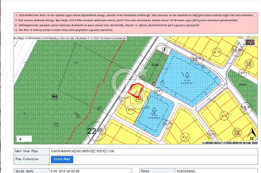 Kazan Yıldırım Beyazıt'ta Fırsat Konut İmarlı Arsa!