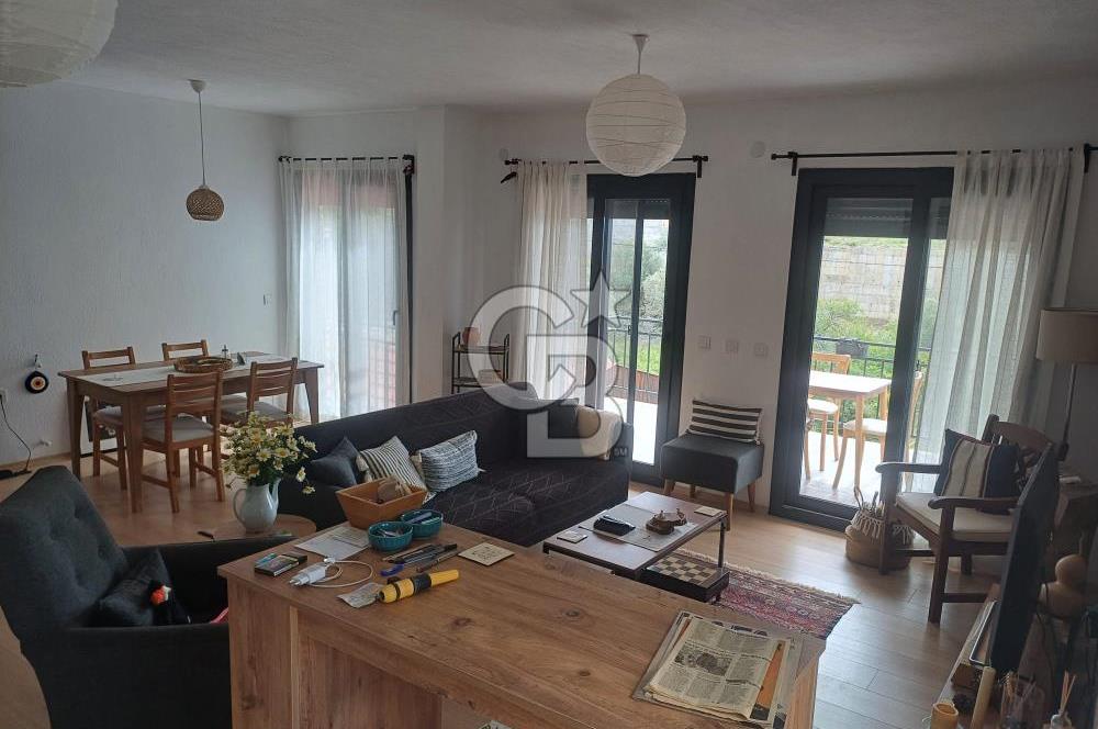 DATÇA MESUDİYE'DE DENİZ MANZARALI MÜSTAKİL GİRİŞLİ BAHÇELİ DAİRE