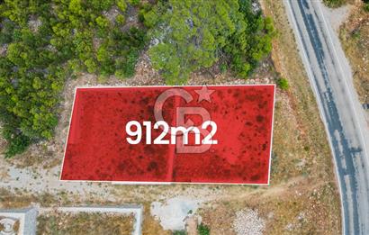KONYAALTI HURMA'DA DOĞA VE ŞEHİR MANZARALI 912 m² ARAZİ